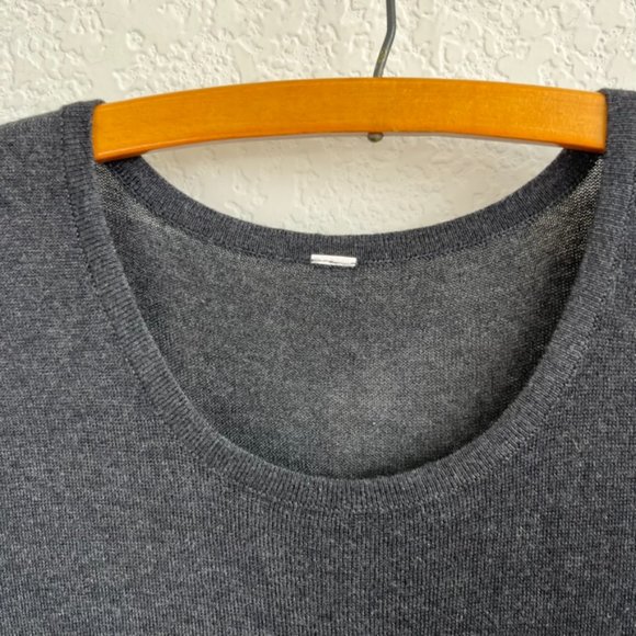 Lululemon Daya Knit Tee Heathered Black - Picture 4 of 7